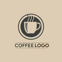 Coffee cup Logo Template vector