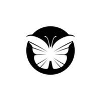 vector mariposa conceptual simple colorido icono logo vector animal insecto