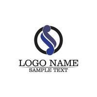 vector de diseño de logotipo de letra s corporativa empresarial