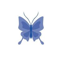 vector mariposa conceptual simple colorido icono logo vector animal insecto