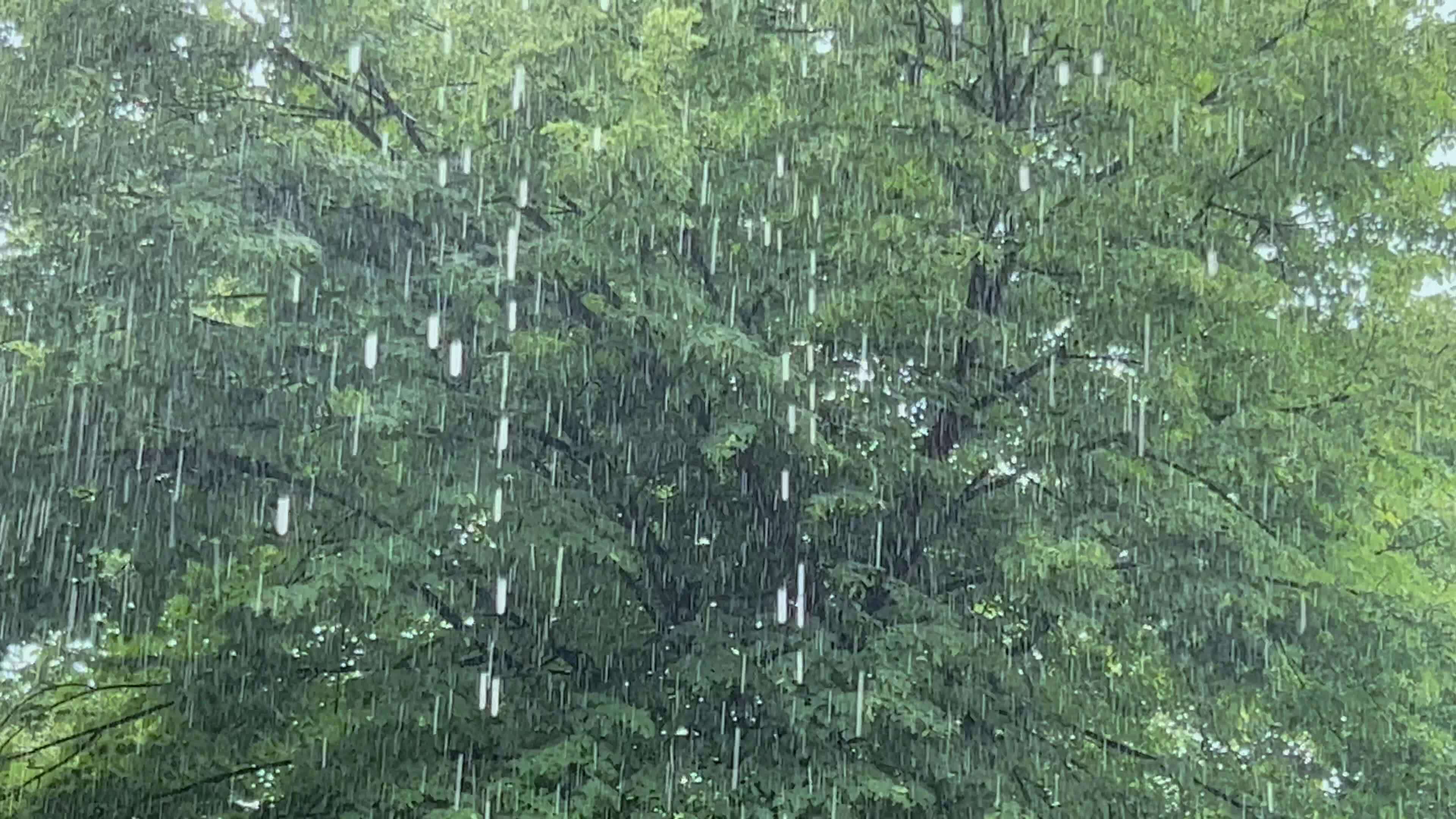 Heavy precipitation in the form of rain, worsening weather conditions