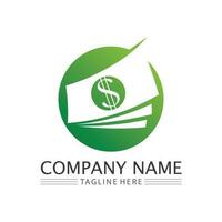 money logo and  icon design vector illustration