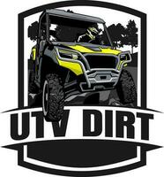 UTV offroading social club logo design vector