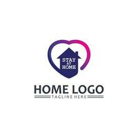 Real estate and home buildings vector logo icons template