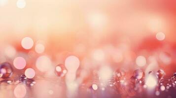 Abstract of bokeh pink pastel background glitters shimmering blur spot lights Bokeh Shiny rose gold light background texture photo