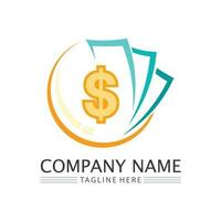 money logo and  icon design vector illustration