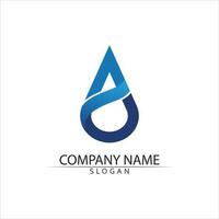 Water drop Logo Template vector