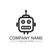 Robot icon vector