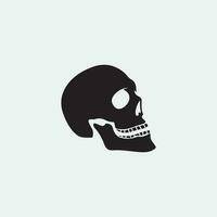 skull and bones icon logo design vector graphic illustration symbol