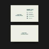 Corporate business card template vector