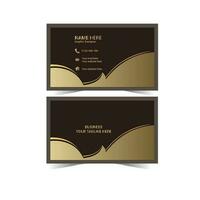 Corporate business card design vector