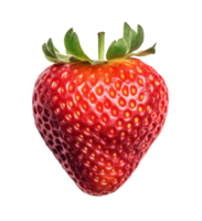 Strawberry berry isolated on white. Illustration AI Generative png