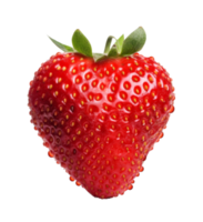 Strawberry berry isolated on white. Illustration AI Generative png
