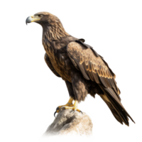 Eagle Bird Isolated. Illustration AI Generative png