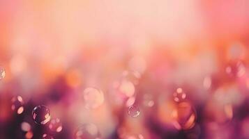 Abstract of bokeh pink pastel background glitters shimmering blur spot lights Bokeh Shiny rose gold light background texture photo