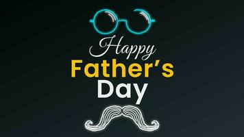 gelukkig vader dag animatie viering Internationale vader dag video