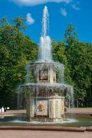 St. Petersburg, Russia - August 20 ,2022 Roman fountain in Peterhof photo