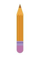 Sharp pencil sketches success on blank paper icon isolated vector