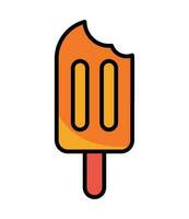 ice cream icon isolated design vector