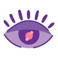 eyeball cartoon icon isolated design vector