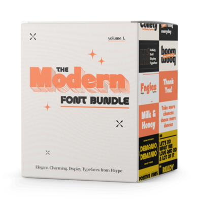 The Modern Font Bundle