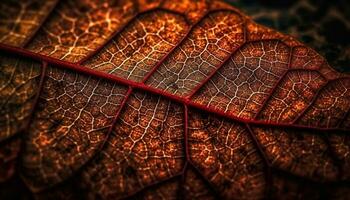 el vibrante colores de otoño hojas crear un hermosa fondo generado por ai foto
