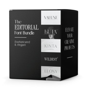 The Editorial Font Bundle