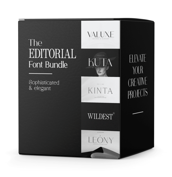The Editorial Font Bundle