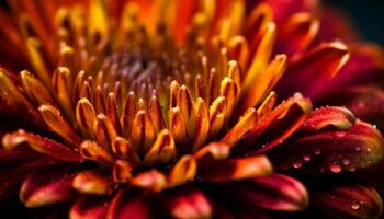 vibrante gerbera margarita en rociado prado, un regalo de naturaleza generado por ai foto