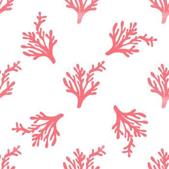 Seamless summer color pattern of abstract shapes vector