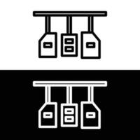 Car pedal line icon. linear style sign for mobile concept and web design. Gas and brake pedals outline vector icon