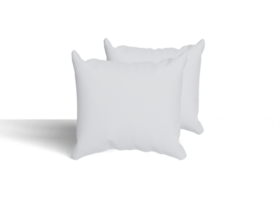 Square pillow mockup png