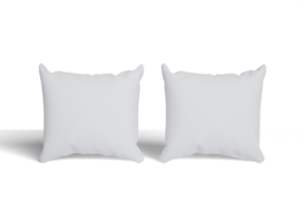 Square pillow mockup png