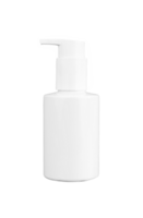 white cosmetic container pump png