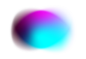 Sphere gradient overlay. Soft light leak element png
