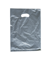 Wrinkled plastic bag with handle isolated png