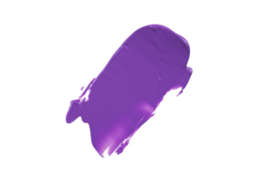 púrpura color muestra de tela aislado. resumen pintar carrera png