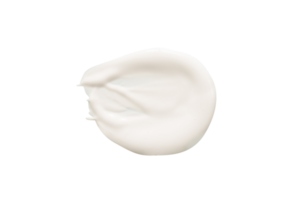 vit grädde prov isolerat. stroke kropp lotion element png