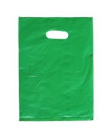 groen plastic zak geïsoleerd. nul verspilling element png