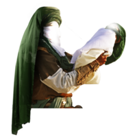 imam Hussain con ali asgar nel il suo mani png
