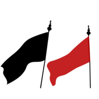 imam hussain drapeaux rouge et noir png