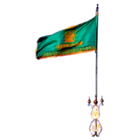 flagga av haram imam raza mashhad iran - helig helgedom imam reza png