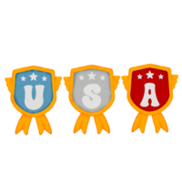 Badge USA, independence day cliaprt png