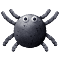 schwarz Spinne Halloween Zeichen png