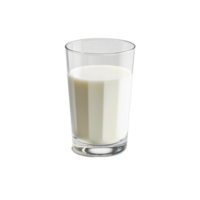 ai generiert frisch Milch im das Glas auf transparent png