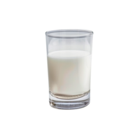 ai gerado fresco leite dentro a vidro em transparente png