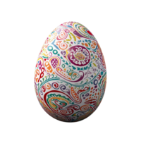 ai generato Pasqua uovo isolato png