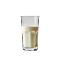 fresh milk in the glass on transparent png