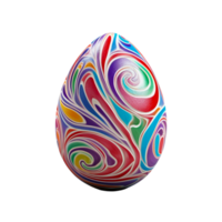 ai generato Pasqua uovo isolato png