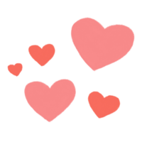 Smile and happy heart shape png